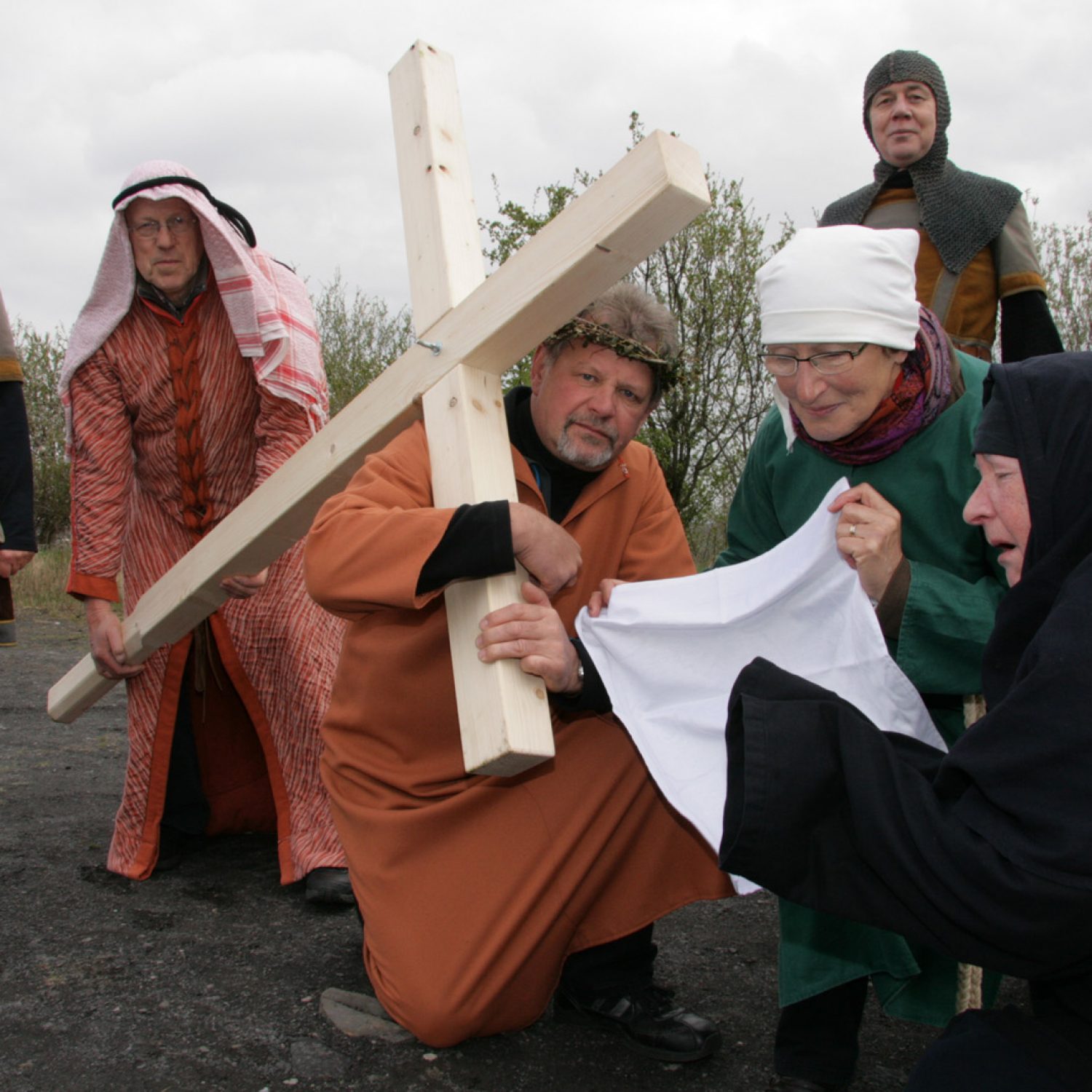 Passionsspiele Zechenhalde Ahlen 2012  Förderverein Ahlener Haldenkreuz